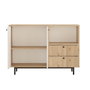 Hanah Home RE2-SW Armario Multiusos Roble y Blanco
